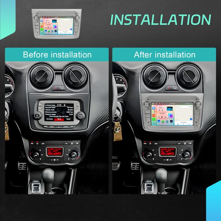 For Alfa Romeo MITO 2008-2016 7 inch Horizontal Screen Android 15 Carplay Car Center Control Integrated Machine, 4+64G, 2+64G