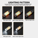 Rechargeable Dual Light Source Camping Lantern & Flashlight Warm/White Portable Outdoor Light, 8 Tungsten Filaments, 4 Tungsten Filaments