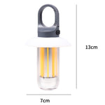 Rechargeable Dual Light Source Camping Lantern & Flashlight Warm/White Portable Outdoor Light, 8 Tungsten Filaments, 4 Tungsten Filaments