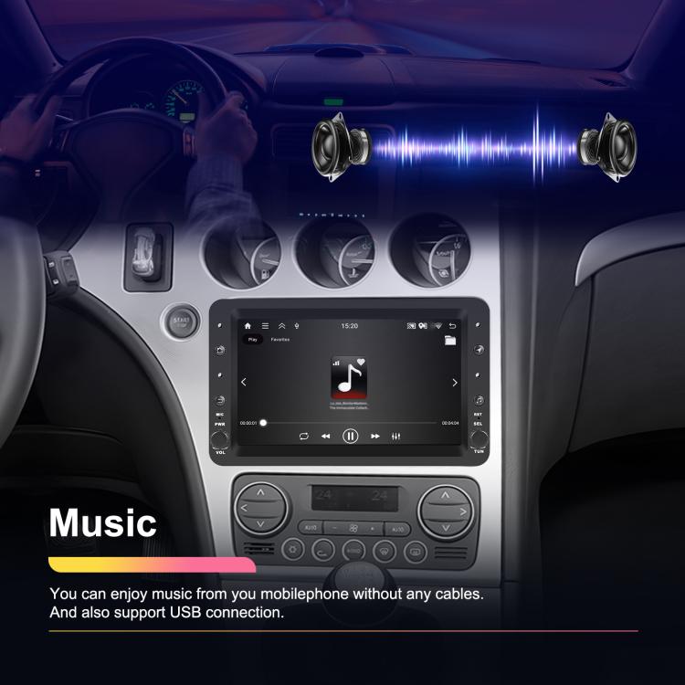 For Alfa Romeo 159 7 inch Horizontal Screen Carplay Car Navigation Center Control Integrated Machine, 2+64G, 4+64G