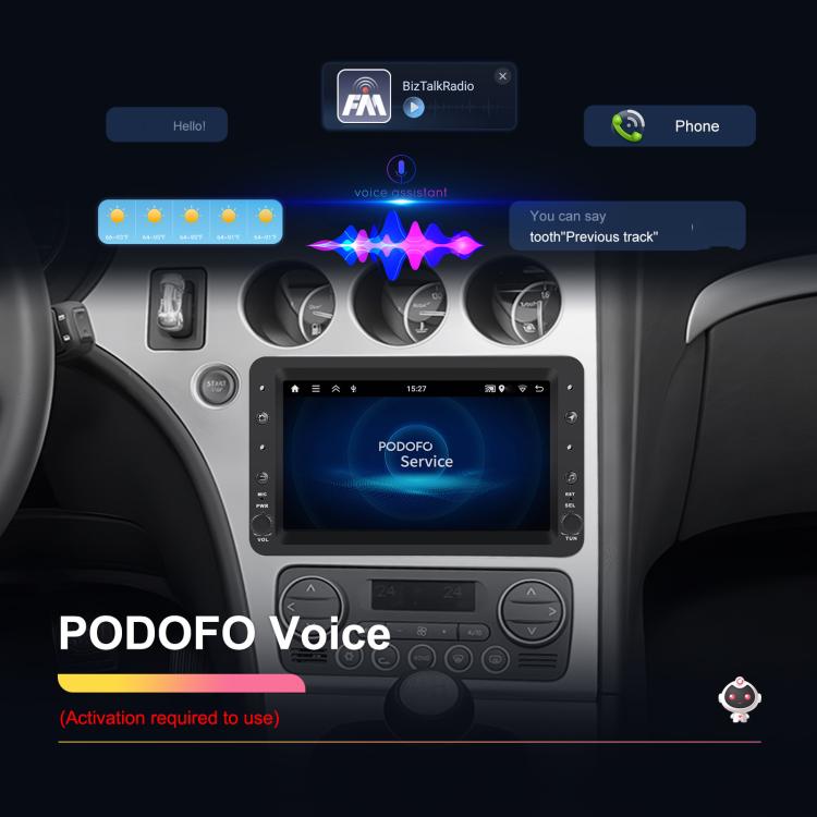 For Alfa Romeo 159 7 inch Horizontal Screen Carplay Car Navigation Center Control Integrated Machine, 2+64G, 4+64G