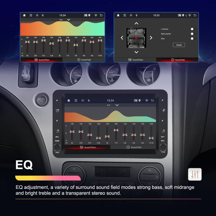 For Alfa Romeo 159 7 inch Horizontal Screen Carplay Car Navigation Center Control Integrated Machine, 2+64G, 4+64G