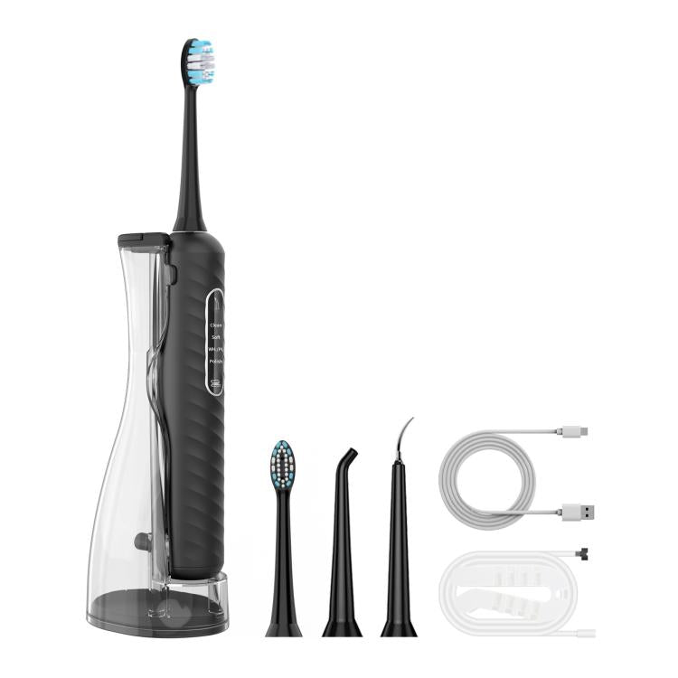 3-in-1 Electric Toothbrush, Water Flosser & Oral Irrigator with 180mL Detachable Tank