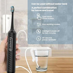 3-in-1 Electric Toothbrush, Water Flosser & Oral Irrigator with 180mL Detachable Tank