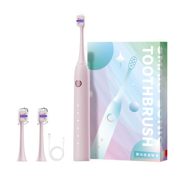 Rechargeable Sonic Electric Toothbrush for Adults with Custom Mode, Antibacterial Brush Heads, Smart Timer, Sterilization White, Sterilization Light Purple, Standard White, Standard Light Purple