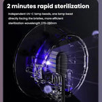 Rechargeable Sonic Electric Toothbrush for Adults with Custom Mode, Antibacterial Brush Heads, Smart Timer, Sterilization White, Sterilization Light Purple, Standard White, Standard Light Purple