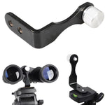 Binoculars Tripod Adapter L-Shaped Metal Mount Connector for Photography, Stabilizing Binocular