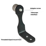 Binoculars Tripod Adapter L-Shaped Metal Mount Connector for Photography, Stabilizing Binocular