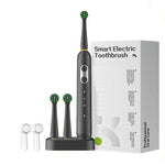 Rechargeable Electric Toothbrush for Adults 4200 RPM Rotating Brush IPX8 Waterproof Inductive Charging, Sterilized White, Sterilized Black, Regular White, Regular Black