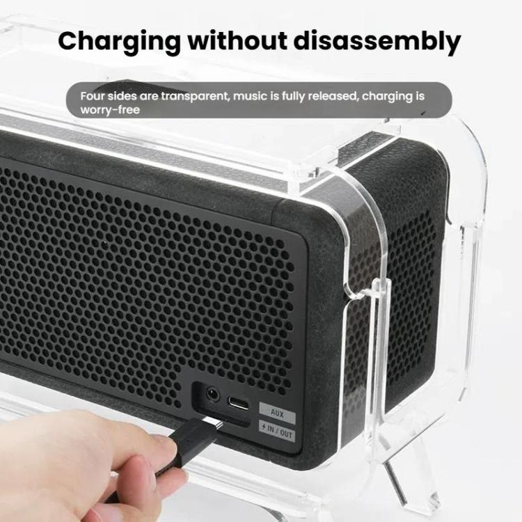 For Marshall Middleton Speaker Stand Acrylic Retro TV Cabinet Design Desktop Organizer Display Shelf, For Marshall Middleton