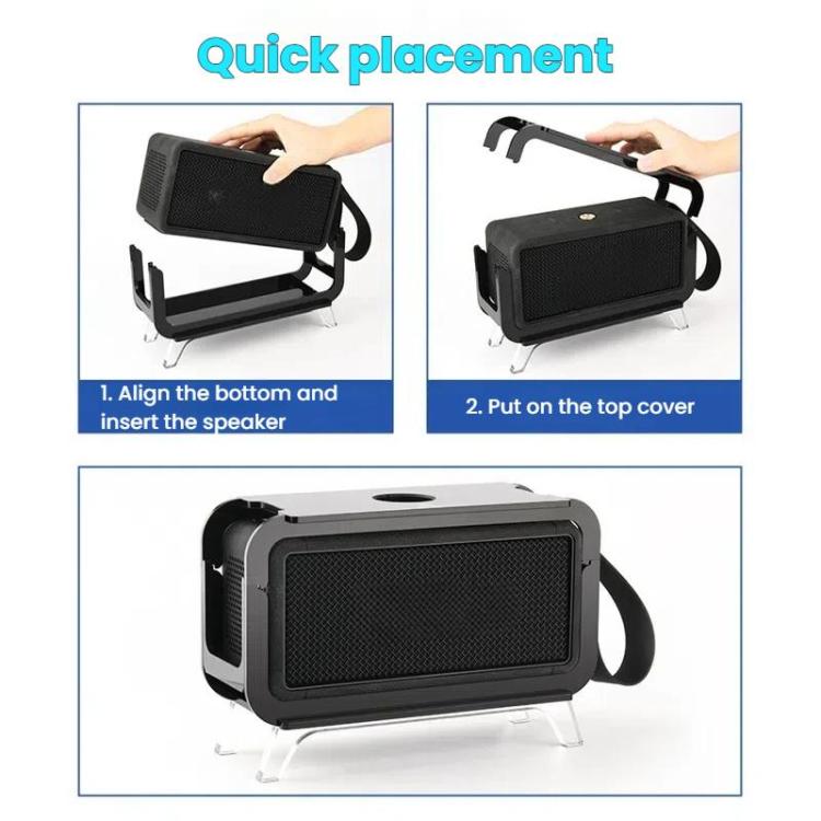 For Marshall Middleton Speaker Stand Acrylic Retro TV Cabinet Design Desktop Organizer Display Shelf, For Marshall Middleton