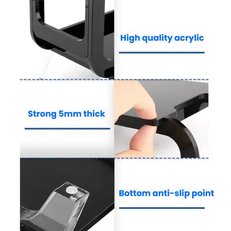 For Marshall Middleton Speaker Stand Acrylic Retro TV Cabinet Design Desktop Organizer Display Shelf, For Marshall Middleton