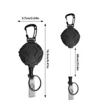 Hangable Climbing Buckle Retractable Anti-Loss Outdoor Climbing Pull Buckle, Hangable