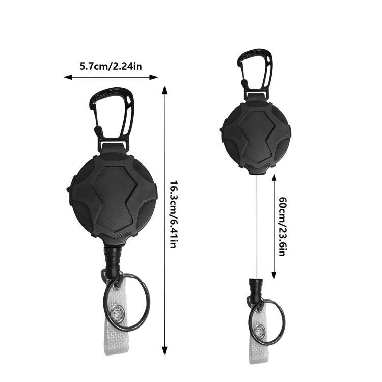 Hangable Climbing Buckle Retractable Anti-Loss Outdoor Climbing Pull Buckle, Hangable