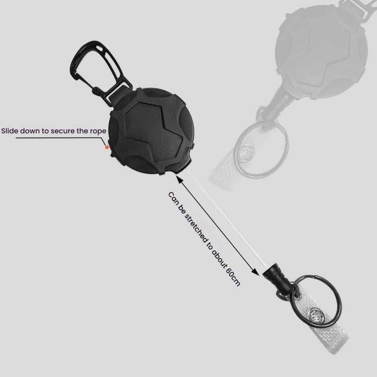 Hangable Climbing Buckle Retractable Anti-Loss Outdoor Climbing Pull Buckle, Hangable