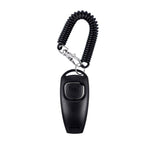2 In 1 Pet Training Clicker Dog Whistle With Long Wristband