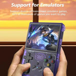 Console de jeu portable R36XX double bande WiFi, écran IPS HD Mipi de 3,5 pouces, système d'exploitation Linux open source, 64 Go, 128 Go