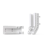 Wall-Mounted Battery Organizer Holds 10 AA & 10 AAA Batteries Space-Saving Battery Storage Rack