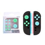 For Nintendo Switch 2 Joy-Con Controllers Silicone Button Skins & Joystick Caps Set