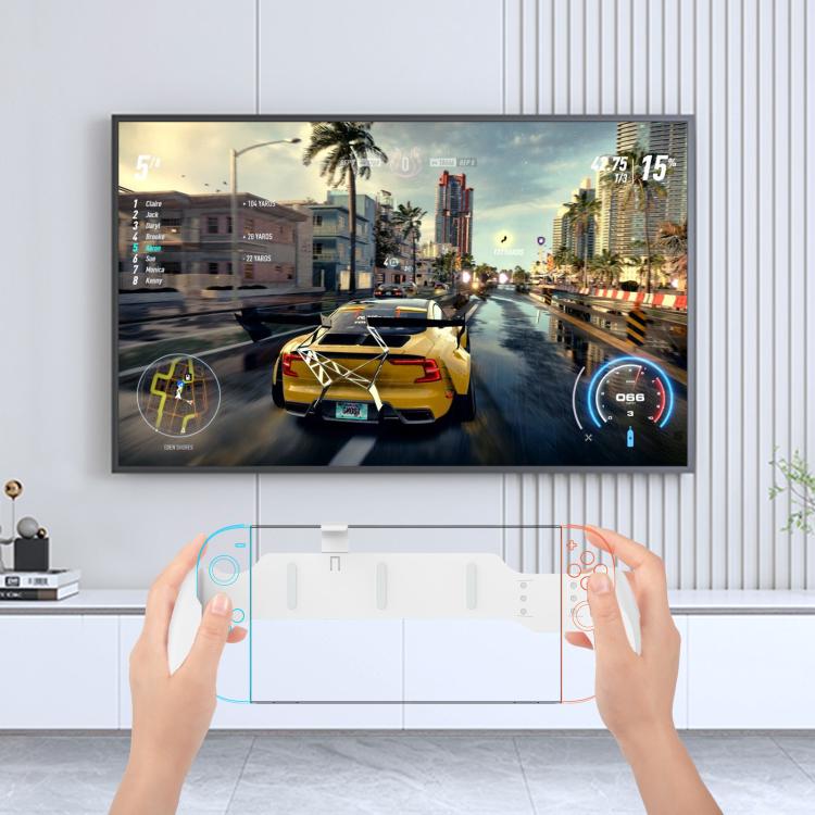 For Nintendo Switch 2 / Switch / Switch OLED Ergonomic Anti-Slip Grip Handle, JYS-NS2297 Black, JYS-NS2297 White