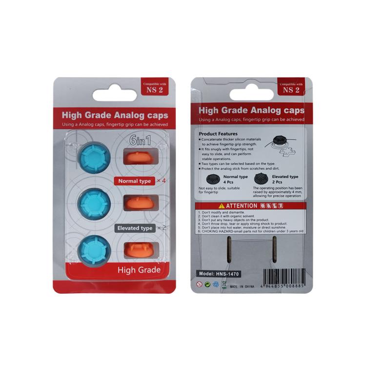 Protection de joystick en silicone 6 en 1 pour Nintendo Switch 2