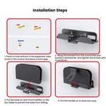 Support mural de rangement PGTECH GP-369 pour console de jeux Nintendo Switch 2, avec poignée et crochet de rangement.