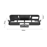 Support mural de rangement PGTECH GP-369 pour console de jeux Nintendo Switch 2, avec poignée et crochet de rangement.