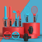 10-in-1 Motion Sports Bundle for Nintendo Switch 2/Switch Tennis Racket, Golf Club, Fencing, Racing Wheel & Multi-Game Accessories, 10-in-1