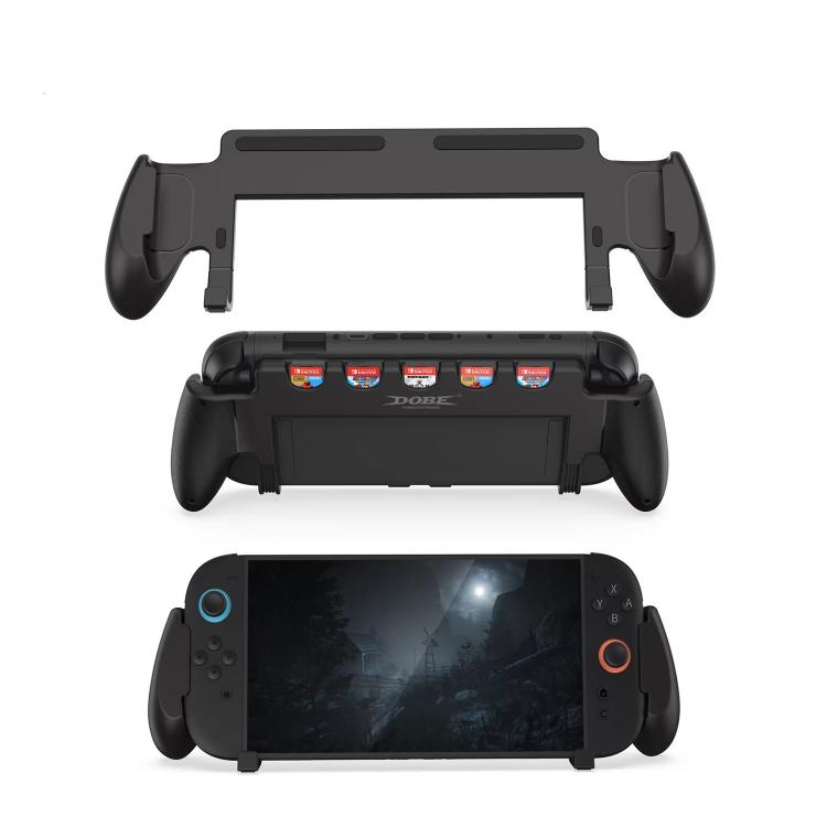 For Nintendo Switch 2 DOBE All-in-One Ergonomic Grip Case with Built-in Game Card Storage, TNS-3179
