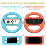 Lot de 2 poignées de volant pour manettes Nintendo Switch 2/Switch Joy-Con