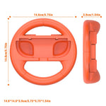 Lot de 2 poignées de volant pour manettes Nintendo Switch 2/Switch Joy-Con