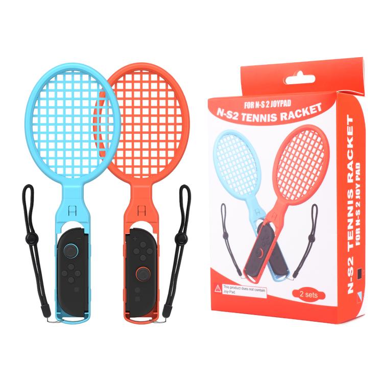 For Nintendo Switch 2 Joy-Con 1pair Tennis Racket Motion Controller Grip Sports Kit, Tennis Racket