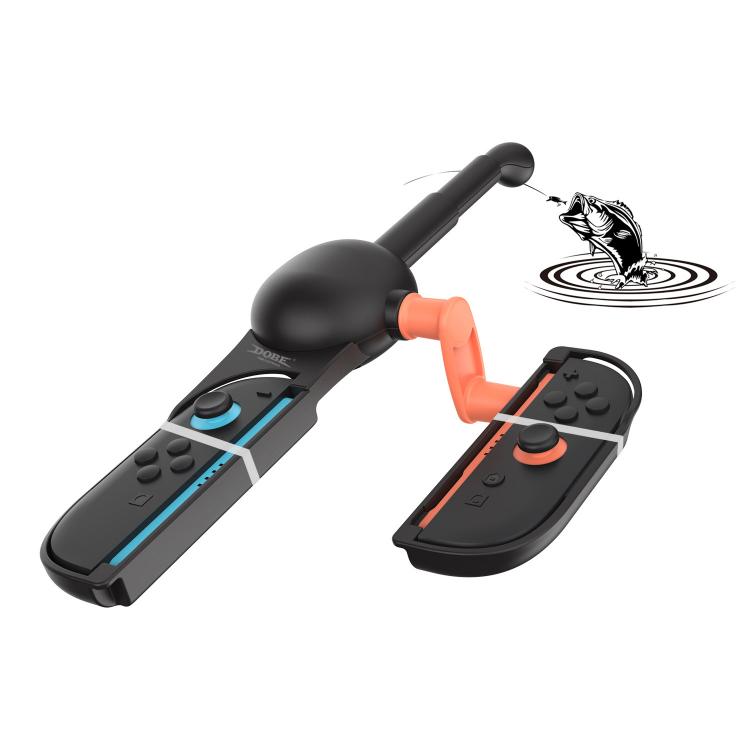 DOBE Fishing Rod Motion Controller For Nintendo Switch 2/Switch/Switch OLED Joy-Con, Fishing Rod
