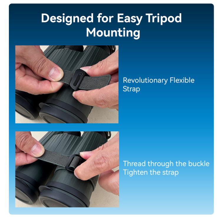 APEXEL BinoClamp Pro Quick-Release Binocular Mount Kit 360-degree Swivel Aluminum Binocular Holder, APL-F007