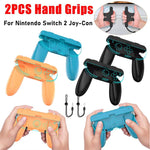 For Nintendo Switch 2 Joy-Con Controllers  2-in-1 Detachable Grip for Dual/Single-Hand Use