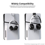 JYS Charging Display Station for PS5/PS5 Slim/PS Portal Dual Controller Dock with Cooling Fan & Headphone Hook