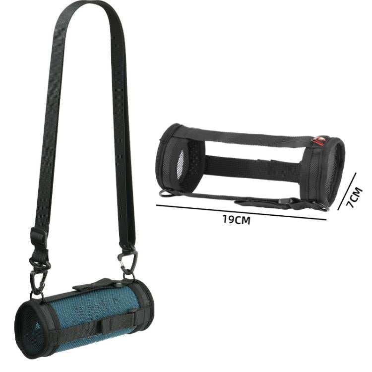 For JBL Flip 7/6 Bluetooth Speaker Portable Protective Case With Single Shoulder Strap, Black 3