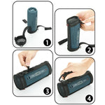 For JBL Flip 7/6 Bluetooth Speaker Portable Protective Case With Single Shoulder Strap, Black 3