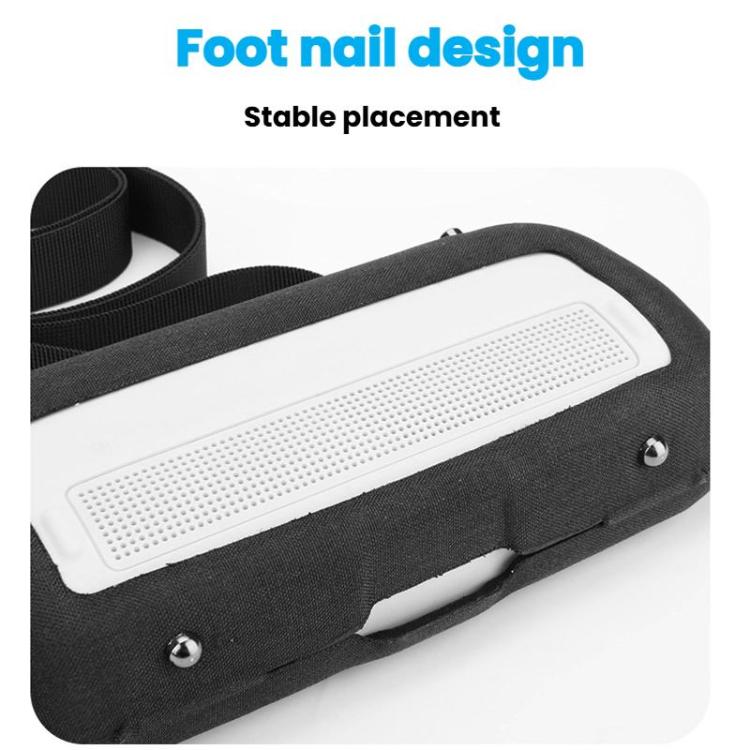 For Bose SoundLink Flex 1/2 Generation Speaker Protective Cover EVA Shoulder Strap, Style 3 Black