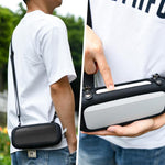 For Bose SoundLink Flex 1/2 Generation Speaker Protective Cover EVA Shoulder Strap, Style 3 Black