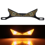Motorcycle License Plate Screw Light Universal Decorative Accessory Headlight for Customization, Triangle Light White Yellow Flashing, Triangle Light Red Blue Flashing, Semicircular Light White Yellow Flashing, Semicircular Light Red Blue Flashing     ...