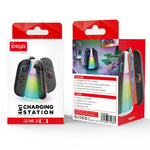 For Nintendo Switch 2 Joy-Con Controllers  ipega 4-in-1 Charging Dock Quad Charger Station with RGB Light