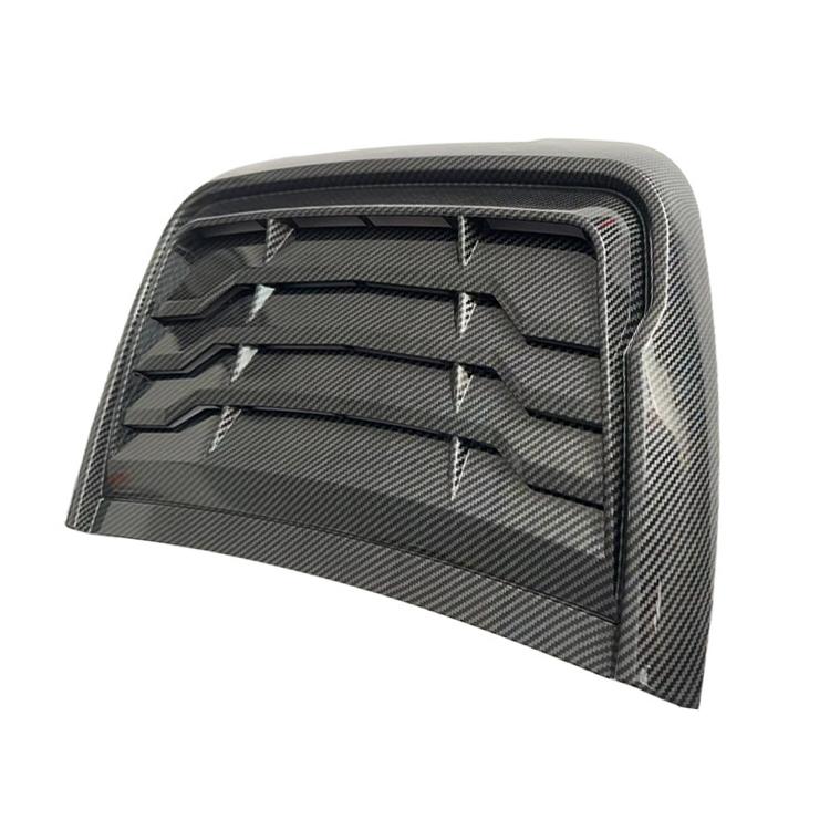 Car Hood Air Intake Cover Deflector For Ford Ranger Raptor 2015-2022, Frosted Black, Carbon Pattern