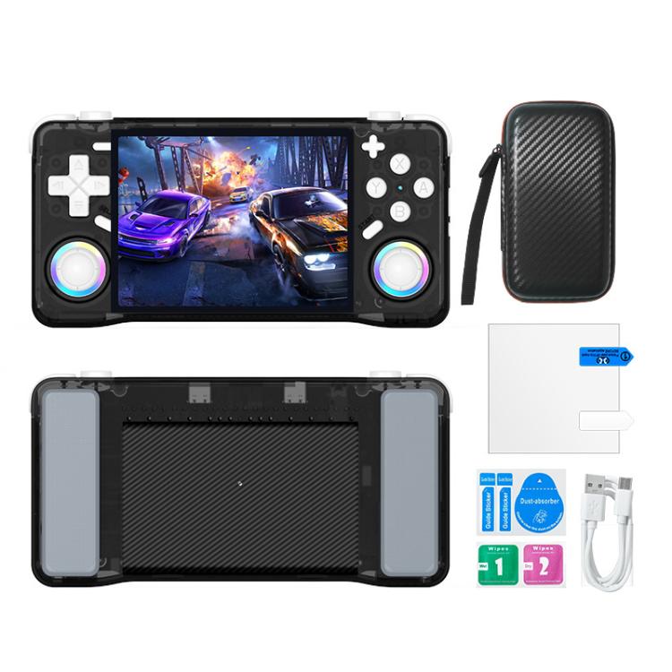 XF35H 3.5-Inch Retro Handheld Game Console With Linux System And RGB Light Pocket Video Game Player, 64G, 128G
