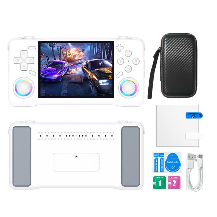 XF35H 3.5-Inch Retro Handheld Game Console With Linux System And RGB Light Pocket Video Game Player, 64G, 128G