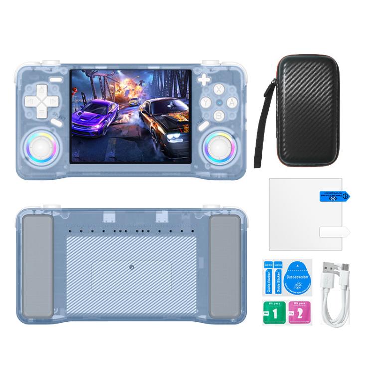 XF35H 3.5-Inch Retro Handheld Game Console With Linux System And RGB Light Pocket Video Game Player, 64G, 128G
