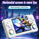 XF35H 3.5-Inch Retro Handheld Game Console With Linux System And RGB Light Pocket Video Game Player, 64G, 128G