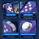 XF35H 3.5-Inch Retro Handheld Game Console With Linux System And RGB Light Pocket Video Game Player, 64G, 128G