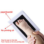 Non-Toxic Baby Handprint Footprint Imprint Souvenirs Infant Clay Toy Gifts