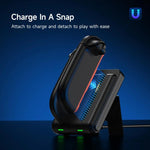 For Nintendo Switch 2 Joy-Con EasySMX Charging Dock with Adjustable Kickstand Dual Controller Charger Station